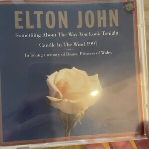 Elton John Candle in the Wind 1997 CD Tribute to Princess Diana Single